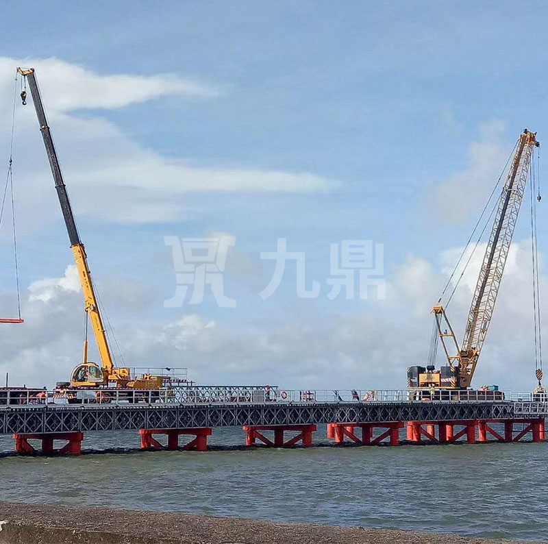 貝雷橋片數拚裝需按設計要求